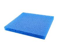 Alfombrilla de filtro de grado premium para estanque koi, esponja bioquímica, 25 x 25 x 4 cm (azul)