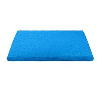 Alfombrilla de filtro de grado premium para estanque koi, esponja bioquímica, 50 x 25 x 4 cm (azul)