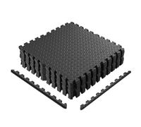 Alfombrilla de Fitness para Gimnasio, diseño de puzle, Superficie de protección para Suelo, Juego de 16 Unidades, 30 x 30 x 1,2 cm, diseño de Tatami Puzzle