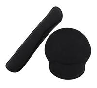 Alfombrilla de gel para teclado de juegos y reposamuñecas, almohadilla ergonómica de soporte para la muñeca para ordenador portátil y oficina -
