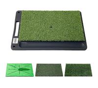 Alfombrilla de golf | Alfombrilla de entrenamiento sobre sintética - Base para Swing Golf con fondo en, para comentarios sobre la ruta de swing para casa, interior, exterior, jardín, mujeres y hombres