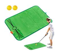 Alfombrilla de golf Divot - 19,69 x 13,78 in Golf Swing Path Mat | Practice Turf Pad Hitting Equipment | Swing Test Mats | Suministros de alfombrillas de golf para mujeres y hombres, interior y