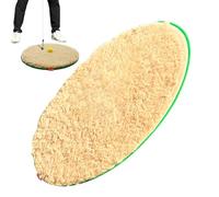 Alfombrilla de golf para golpear golf, para todo tipo de clima, perfecciona las habilidades de juego corto, reduce el daño al césped, ayuda de entrenamiento versátil para interiores, exteriores y