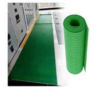 Alfombrilla de goma aislada, almohadilla antideslizante no conductora de 5 mm de grosor para uso comercial, tapete de seguridad para operaciones de electricistas para salas de distribución y plantas