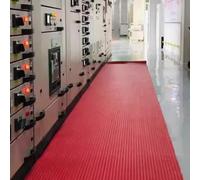 Alfombrilla de goma aislante para protección contra golpes eléctricos, mate de alto voltaje, longitud personalizable, 3,5 m x 1 m, 6-35 KV para uso doméstico y comercial