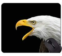 Alfombrilla de Goma Antideslizante para Juegos, Alfombrilla de Goma Negra de Eagle Cute Themes Animal Temas