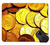 Alfombrilla de Goma Antideslizante para Juegos, Alfombrillas de ratón Clarity Money Kennedy