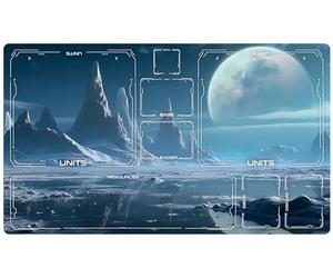 Alfombrilla de Goma de 1 Jugador Compatible con Star Wars: Unlimited 24" x 14" / 61x35,5 cm - Planeta de Hielo