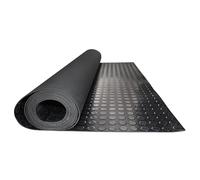 Alfombrilla de goma gruesa para garaje, antideslizante, impermeable, protección para aparcamiento y taller de vehículos, rollo grande para uso duradero debajo del vehículo