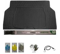 Alfombrilla de goma para maletero de PVC, base de apoyo a animales y objetos, 120 x 80 cm, resistente al aceite-agua, para capó trasero de coche, compatible con Mitsubishi Space Star 1.0 ClearTec