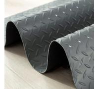 Alfombrilla de goma para suelo de garaje, rollo resistente, antideslizante, para uso en interiores y exteriores