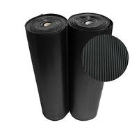Alfombrilla de Goma Ramp-Cleat - 0,5 x 3 metrosAlfombrilla de Goma Ancha - Negro - se Ofrece en 7 Longitudes