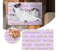 Alfombrilla de hielo para mascotas, para perros, gatos, almohadilla de gel de PVC reutilizable para interiores, diseño duradero para comodidad en climas cálidos, PzY642 (C, 30 x 40 cm)