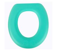 Alfombrilla de inodoro adhesiva EVA impermeable, funda universal reutilizable, accesorios baño, decoración, for(Green-1PC)