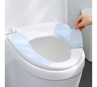 Alfombrilla de inodoro de terciopelo de cristal de primera calidad: suave, cálida y antideslizante.