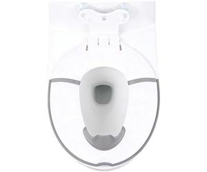 Alfombrilla de inodoro portátil, almohadilla de succión impermeable, cojín de entrenamiento para orinal, de asiento antideslizante estable con suave, práctico accesorio de baño para niños, niñas