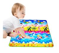 Alfombrilla de juego,Alfombrillas de juego grandes para - Alfombrilla de arrastrar para el suelo, gran alfombra educativa para la zona del vientre de 71 x 79 pulgadas, alfombrilla de acolchado en