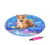 Alfombrilla de juego de agua para gatos, almohadilla de enfriamiento para interiores, plegable, interactiva, lavable, para jugar al aire libre, interior, animal, cachorro, gato, juego acuático