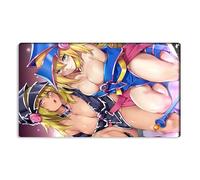 Alfombrilla de juego Mlikemat Duel Monsters Dark Magician Girl TCG CCG Juego de cartas coleccionables sin zonas + bolsa gratis (ZD014-260-K-sin zonas)