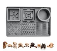 Alfombrilla de lamer genérica - Alimentador Lento con Alfombrilla de lamer de Silicona para Perros, Alfombrilla de lamer Reutilizable para Perros Cuenco de alimentación Lenta, Suave y