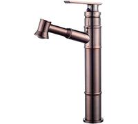 Alfombrilla de lavabo de baño retro para mezclador de ducha, grifo de cocina telescópico de cobre multifuncional negro simple, mezclador de lavabo de bola dorada: mejora la decoración de tu baño (gri