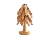 Alfombrilla de madera maciza de alta calidad, juego creativo de posavasos plegables para tazas y cuencos, protector de mesa de madera cruda de 4 capas, almohadillas de soporte versátiles multiusos
