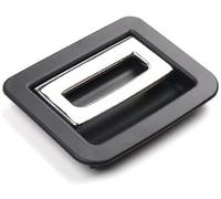 Alfombrilla De Maletero con Manija Cubierta Trasera De Maletero para Coche Alfombrilla De Suelo Manija Botón De Cierre Compatible con Porsche Cayenne 7P5 2011-2016 95855111500