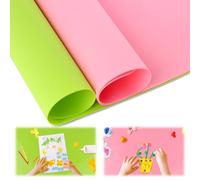 Alfombrilla de Manualidades, Tapete Silicona 2 Piezas, Mantel de Silicona Para Pintar 50 x 40cm, Alfombrilla de Silicona para Hornear Pintar Amasar
