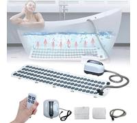 Alfombrilla De Masaje Para BañEra De Hidromasaje, Alfombrilla De Masaje Para BañEra De Hidromasaje Para El Hogar + 114 Boquillas Y 6 Ajustes, Burbujeador Aire Antideslizante Para BañEra