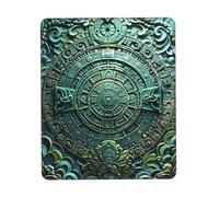 Alfombrilla de mouse con calendario maya del fin del mundo, alfombrilla para mouse inalámbrico, alfombrilla de teclado de computadora con goma antideslizante, alfombrilla de escritorio cuadrada para