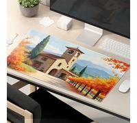Alfombrilla de mouse con citas divertidas para escritorio, diseño de "Serenity: A Village Church In The Hills"