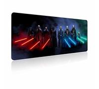 Alfombrilla de mouse extragrande para juegos personalizada con base de goma antideslizante, bordes cosidos, alfombrilla de escritorio lavable, teclado de computadora portátil y almohadillas combinadas