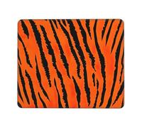 Alfombrilla de mouse grande con estampado de leopardo y tigre naranja, alfombrilla de escritorio para salas de juegos, oficinas en casa