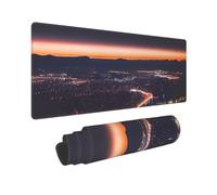 Alfombrilla de mouse grande de 11.8 x 31.5 pulgadas, diseño único de cielo nocturno vPrint, base de goma antideslizante para juegos