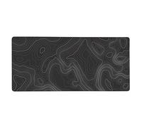 Alfombrilla de mouse grande para juegos, líneas de mapa topográfico, contorno, geográfico, teclado de computadora, XXL, alfombrilla de escritorio antideslizante para el hogar, oficina, trabajo de