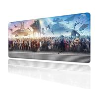 Alfombrilla de mouse grande XXL para juegos The Chosen One, alfombrilla de mouse con base de goma antideslizante, alfombrilla de mouse con marco cosido, alfombrilla de escritorio portátil para teclado