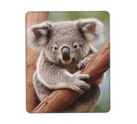 Alfombrilla de mouse impermeable para juegos con base de goma antideslizante, bonita alfombrilla de ratón de koala, alfombrilla de mouse para computadora portátil, alfombrilla de escritorio lavable