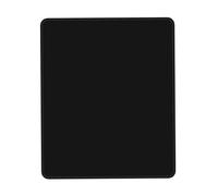 Alfombrilla de mouse negra pura para juegos, diseño de impresión completa con base de goma de 3 mm, ergonómica y duradera para oficina, juegos y estudio
