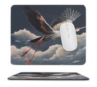 Alfombrilla de mouse para computadora con base de goma antideslizante, alfombrilla de ratón lavable para juegos, alfombrilla de mouse portátil para laptop, oficina, hogar, 9.8 x 11.8 pulgadas