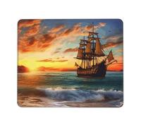 Alfombrilla de mouse para computadora con base de goma antideslizante, alfombrilla de ratón lavable para juegos, alfombrilla de teclado portátil para laptop, oficina, hogar, 8.3 x 10.3 pulgadas