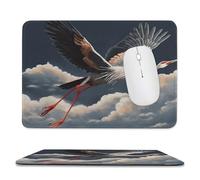 Alfombrilla de mouse para computadora con base de goma antideslizante, alfombrilla de ratón lavable para juegos, alfombrilla de mouse portátil para laptop, oficina, hogar, 7.9 x 9.4 pulgadas