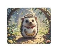 Alfombrilla de mouse para computadora con base de goma antideslizante, alfombrilla de ratón lavable para juegos, alfombrilla de mouse portátil para laptop, oficina, hogar, 10 x 12 pulgadas