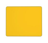 Alfombrilla de mouse para computadora con base de goma antideslizante, color amarillo leche, alfombrilla de mouse lavable, alfombrilla de mouse portátil para laptop, oficina, hogar, 10 x 12 pulgadas