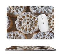 Alfombrilla de mouse para computadora con base de goma antideslizante, forma redonda, lavable, alfombrilla de mouse para juegos, alfombrilla de mouse portátil para laptop, oficina, hogar, 7.9 x 9.4