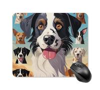 Alfombrilla de mouse para juegos, diseño de raza de perro, alfombrilla de ratón para juegos, bonita alfombrilla de mouse para escritorio para mujer, alfombrilla de mouse grande para escritorio de