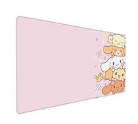 Alfombrilla de mouse para juegos Kawaii Girly rosa, alfombrilla de mouse larga extendida XXL, alfombrilla de teclado extra grande para el trabajo, juegos, oficina, hogar, 35.4 x 15.7 pulgadas