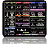 Alfombrilla de Mouse para Mac Shortcut Cheat Sheet (11.8 x 9.8 x 0.12 Pulgadas), Alfombrilla de atajos de Teclado macOS para MacBook Pro/Air, Almohadilla Antideslizante para Escritorio de Oficina