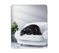 Alfombrilla de mouse personalizada con diseño de morsa triste, diseño único para juegos y oficina, impresión a todo color, base de goma antideslizante, perfecta para computadoras portátiles y