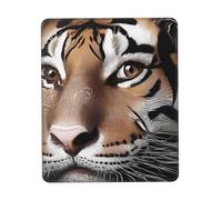 Alfombrilla de mouse personalizada con diseño de tigre triste, diseño único para juegos y oficina, impresión a todo color, base de goma antideslizante, perfecta para computadoras portátiles y
