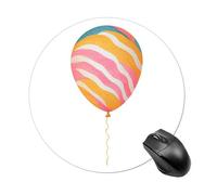 Alfombrilla de mouse redonda para computadora, impermeable, con base de goma antideslizante, para laptop, oficina, 20 cm